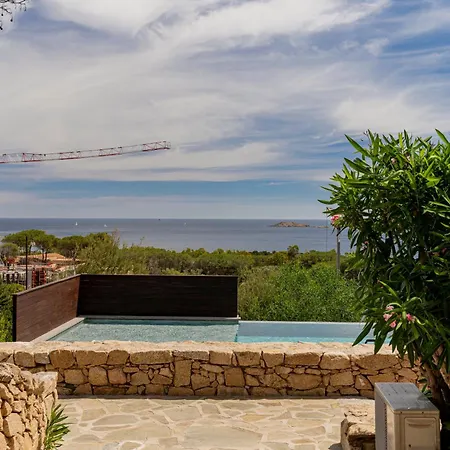 Vila Luxury A Pantogia Con Piscina A Sfioro Porto Cervo