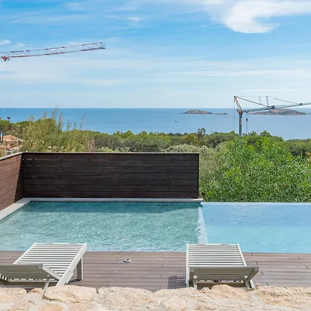 Luxury A Pantogia Con Piscina A Sfioro Vila Porto Cervo